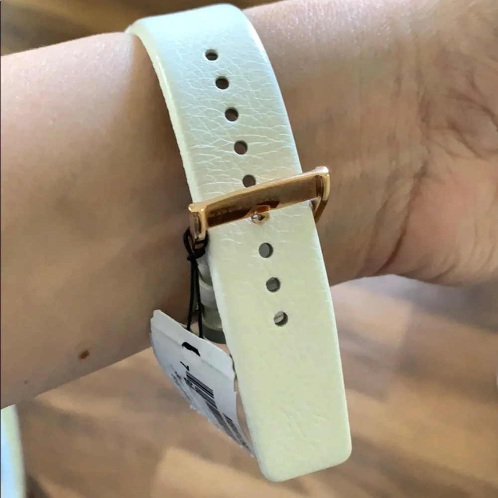 Marc by Marc Jacobs Rose‎ gold and white watch